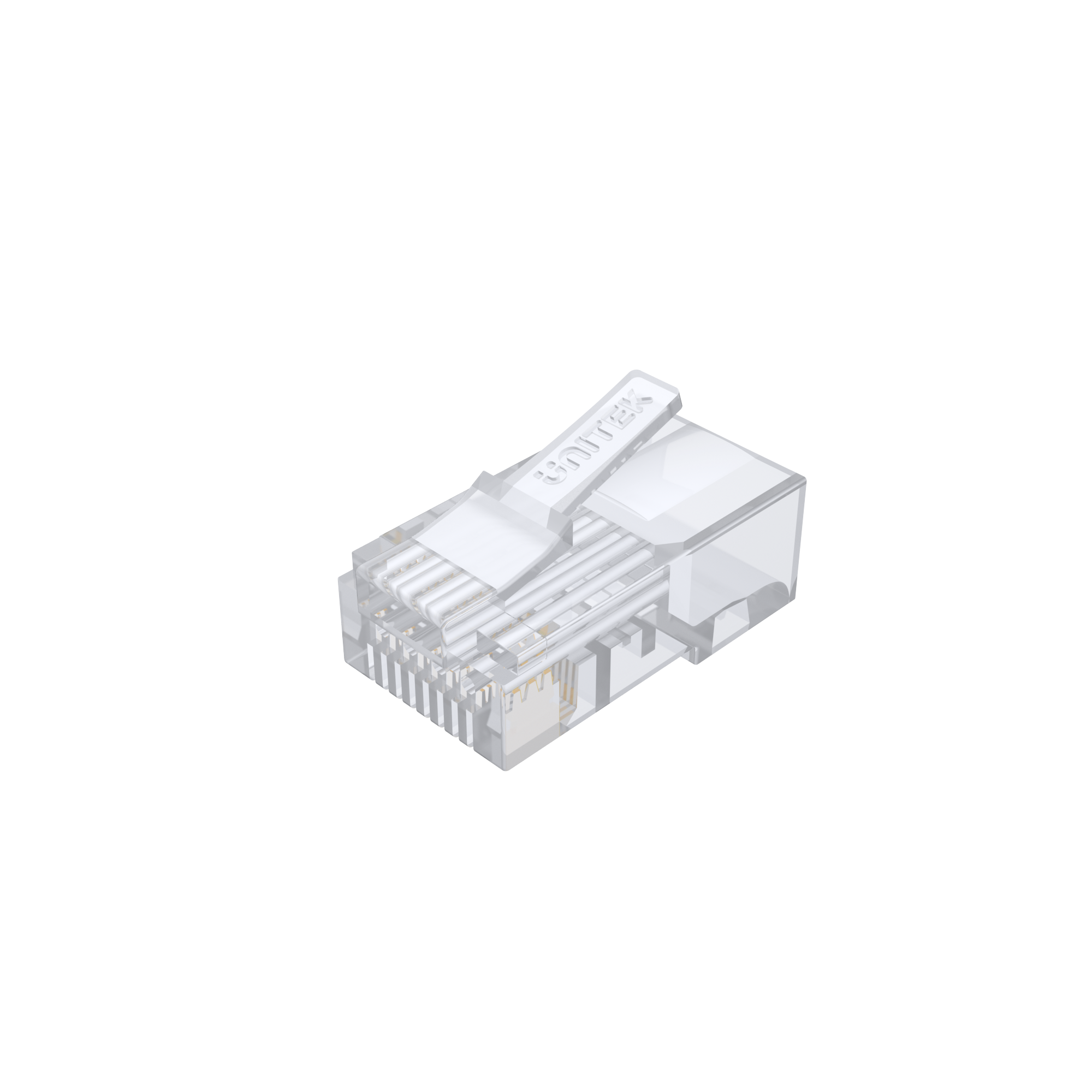 UNITEK OT1091ATP01 RJ45 Cat.6 Pass-Through Connector - image 1