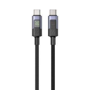 UNITEK C14158ABK01-1M USB-C Cable with LED Display 60W 1M