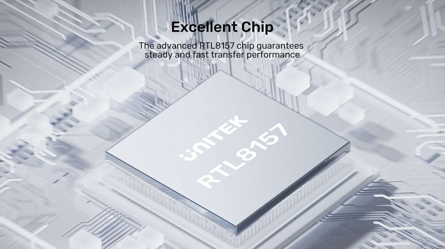 UNITEK U1343AGY01 USB-C to 5Gbps Ethernet Adapter - view 2