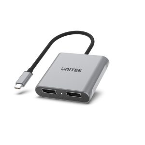 UNITEK V1404A USB-C to Dual DisplayPort Adapter