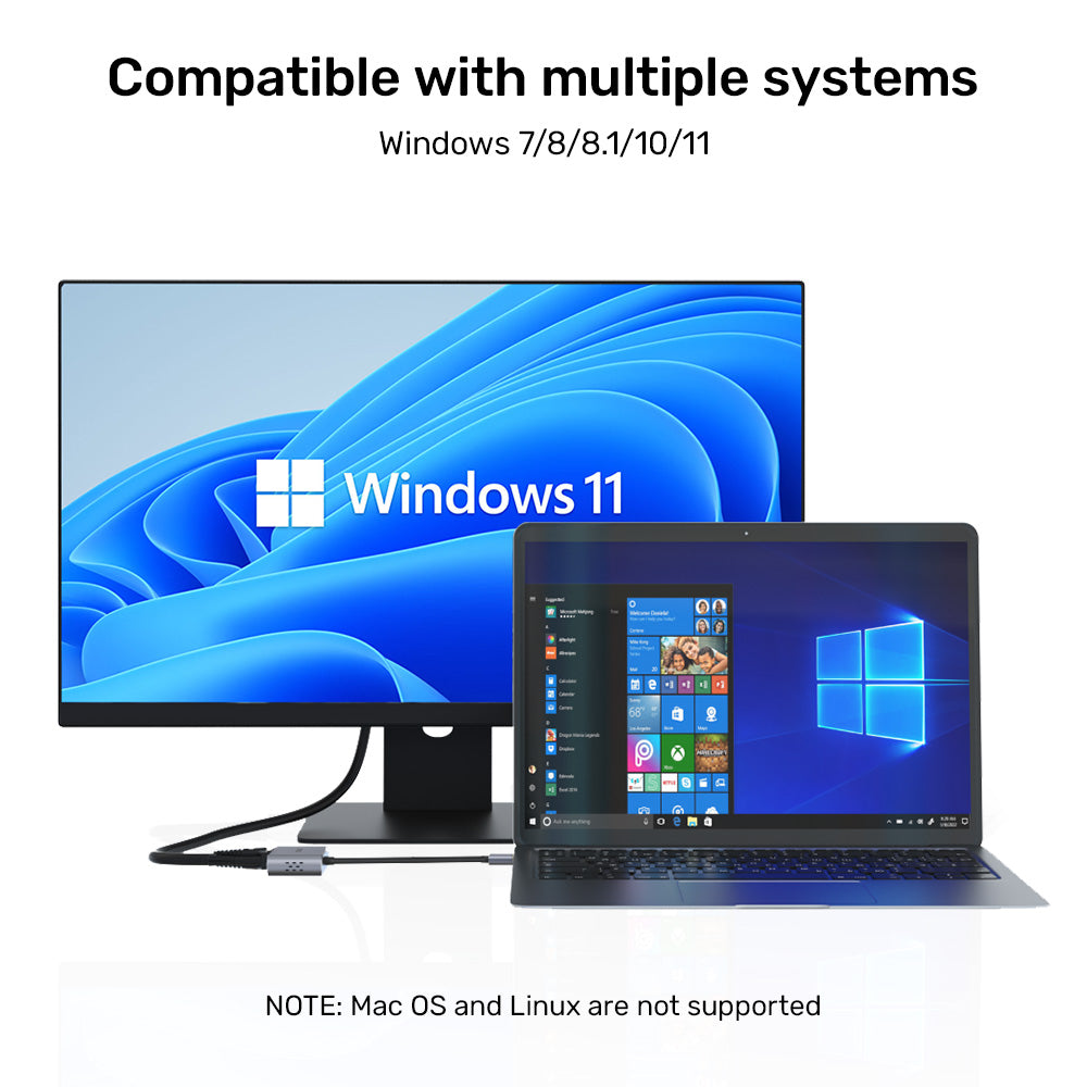 UNITEK V1304A USB 3.0 to HDMI and VGA Adapter - image 5