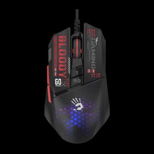 Bloody W60-MAX-MINI RGB Gaming Wired Mouse USB Honeycomb
