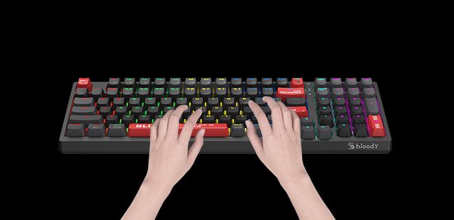 Bloody WS98 RGB Wireless BLMS Mechanical Keyboard BLMS Red Switch - view 7